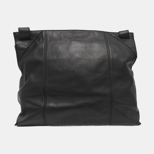 Calfskin Shoulder Bag Black