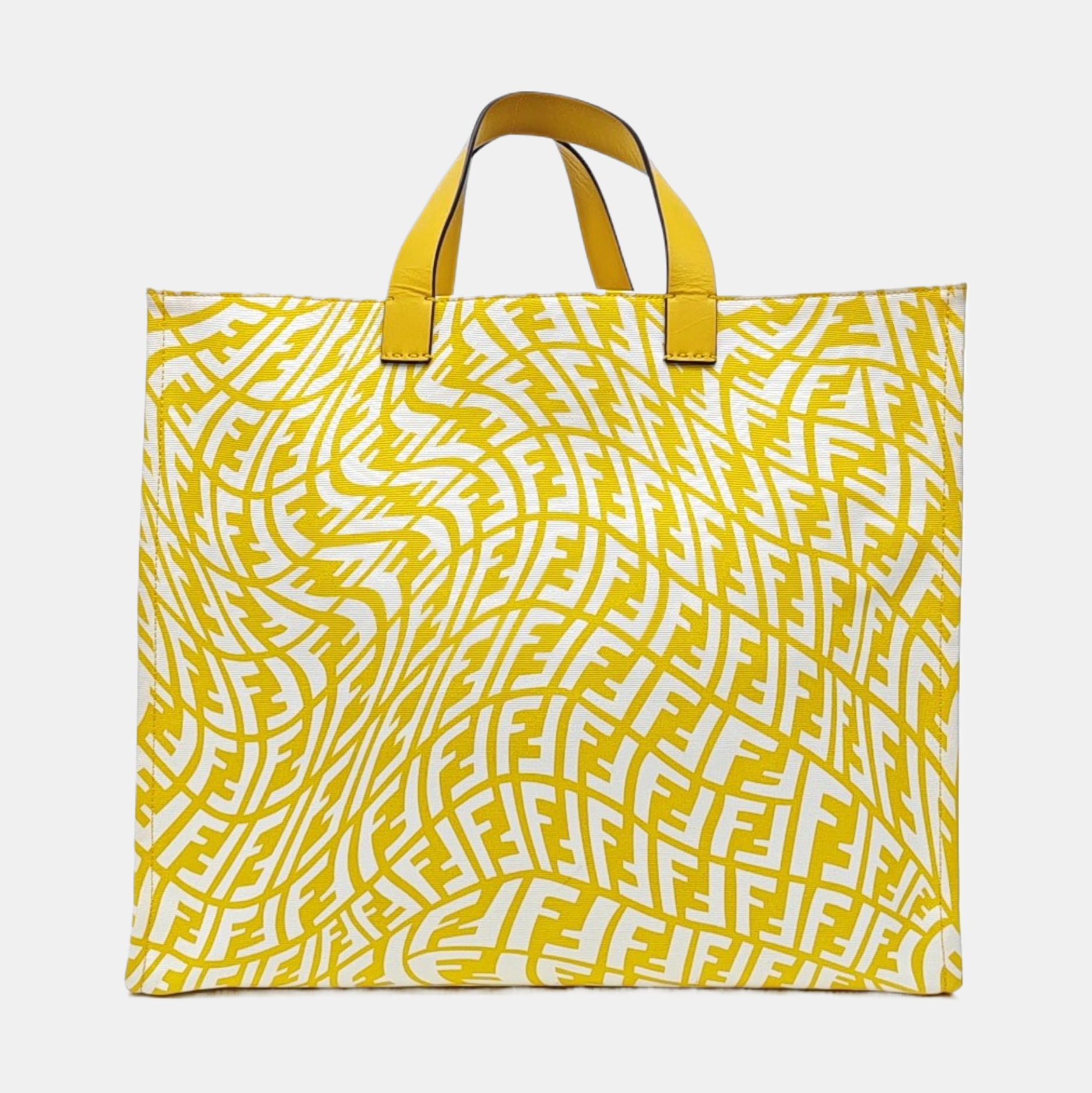 FF Vertigo Coated Canvas Yellow