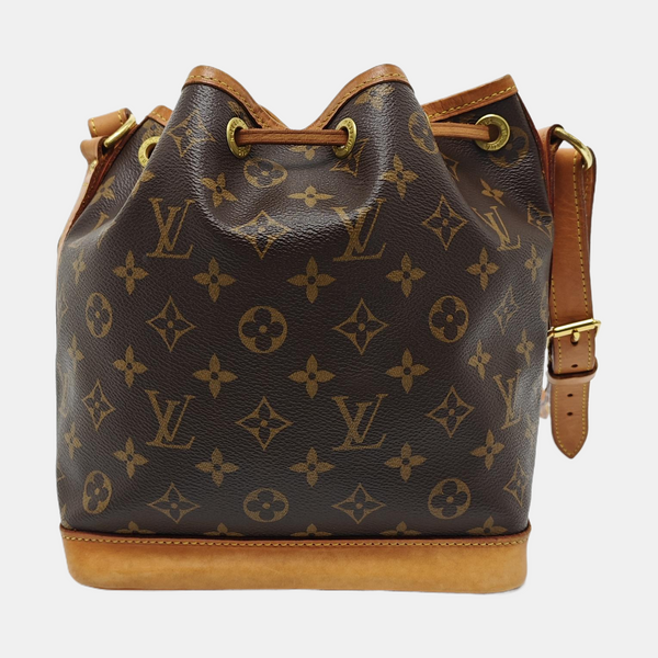 NOÉ BB Monogram Coated Canvas Brown