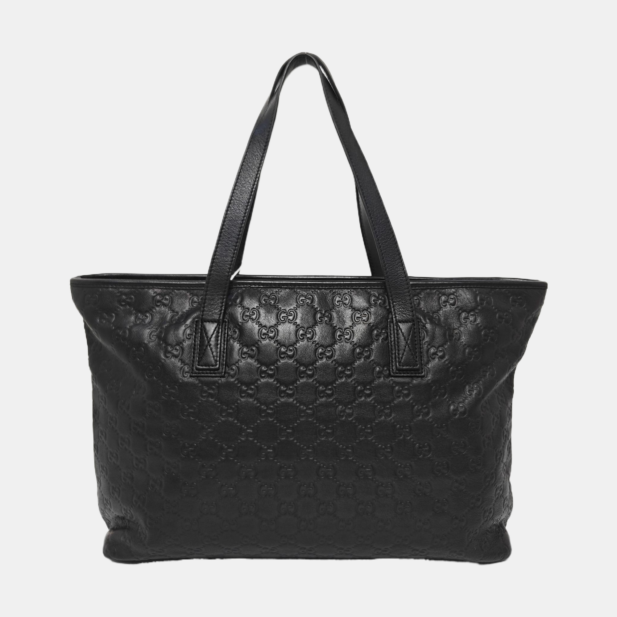 GG Imprime Monogram Calfskin Black