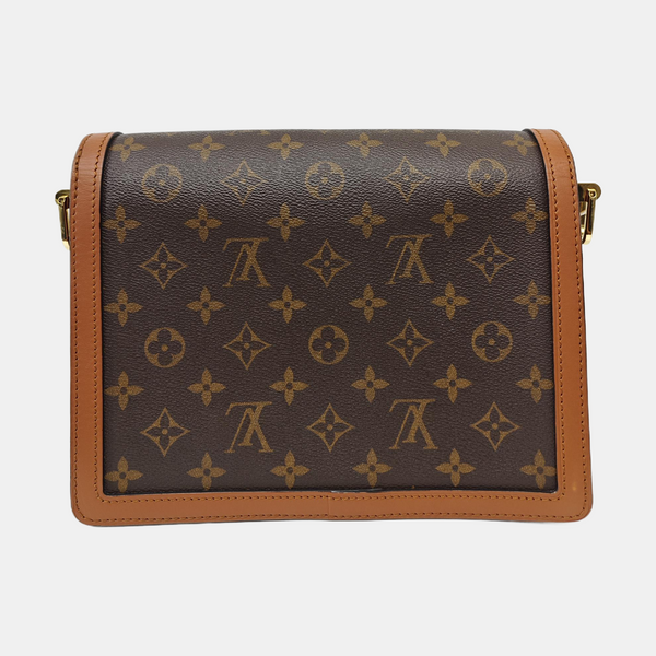 DAUPHINE MM Monogram Coated Canvas Brown
