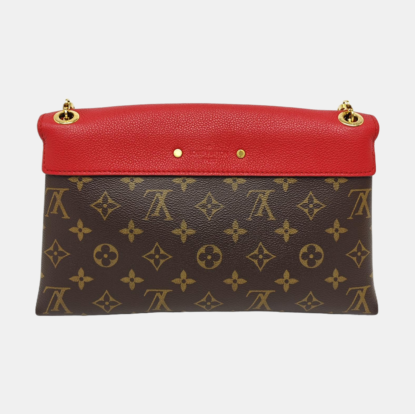 PALLAS BB Monogram Coated Canvas Brown
