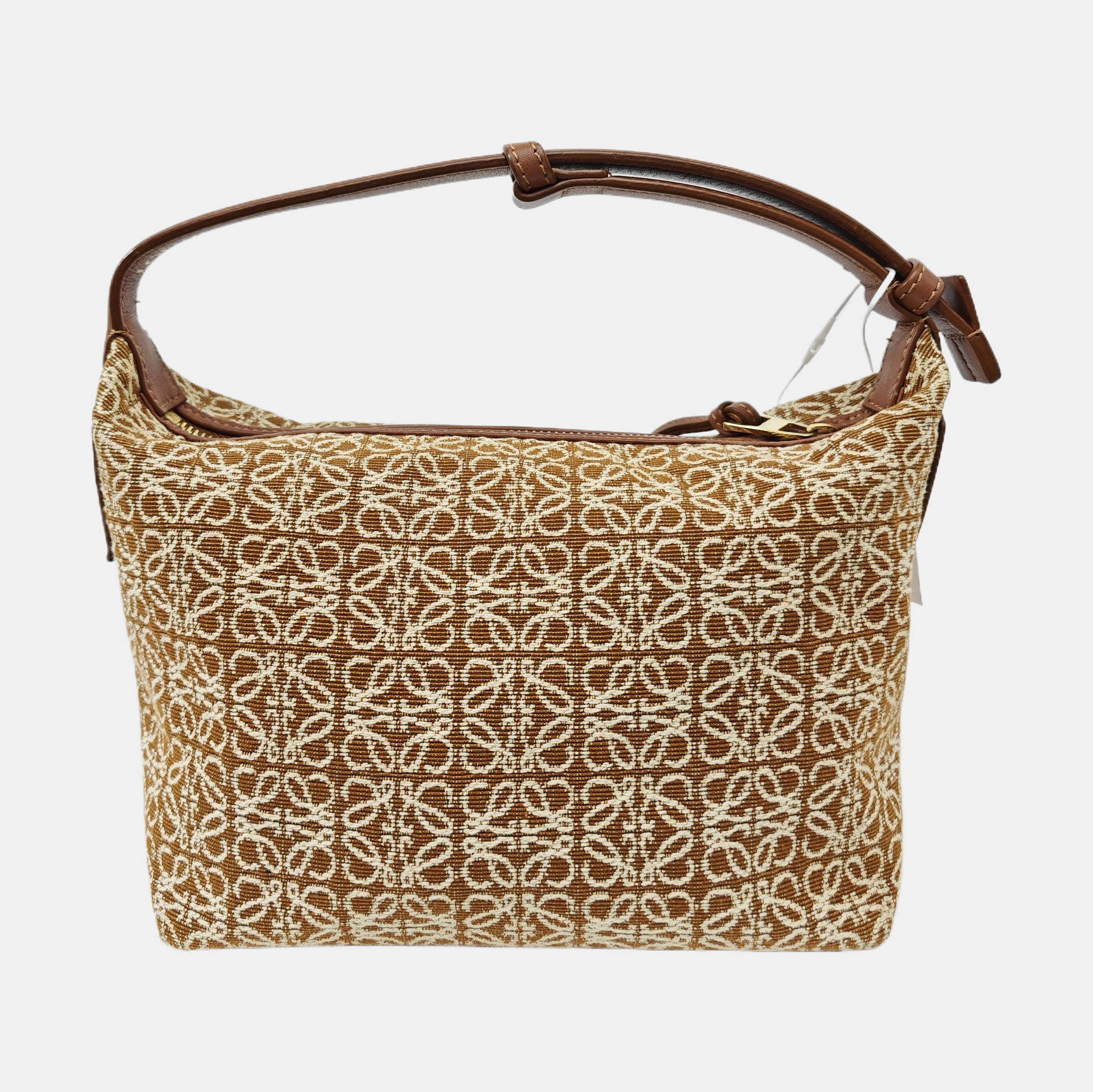 Monogram Canvas Top Handle Bag Brown
