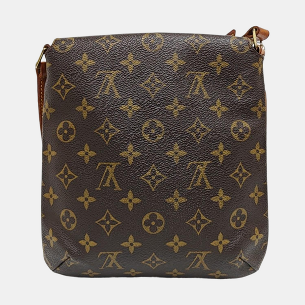 MUSETTE TANGO Monogram Coated Canvas Brown