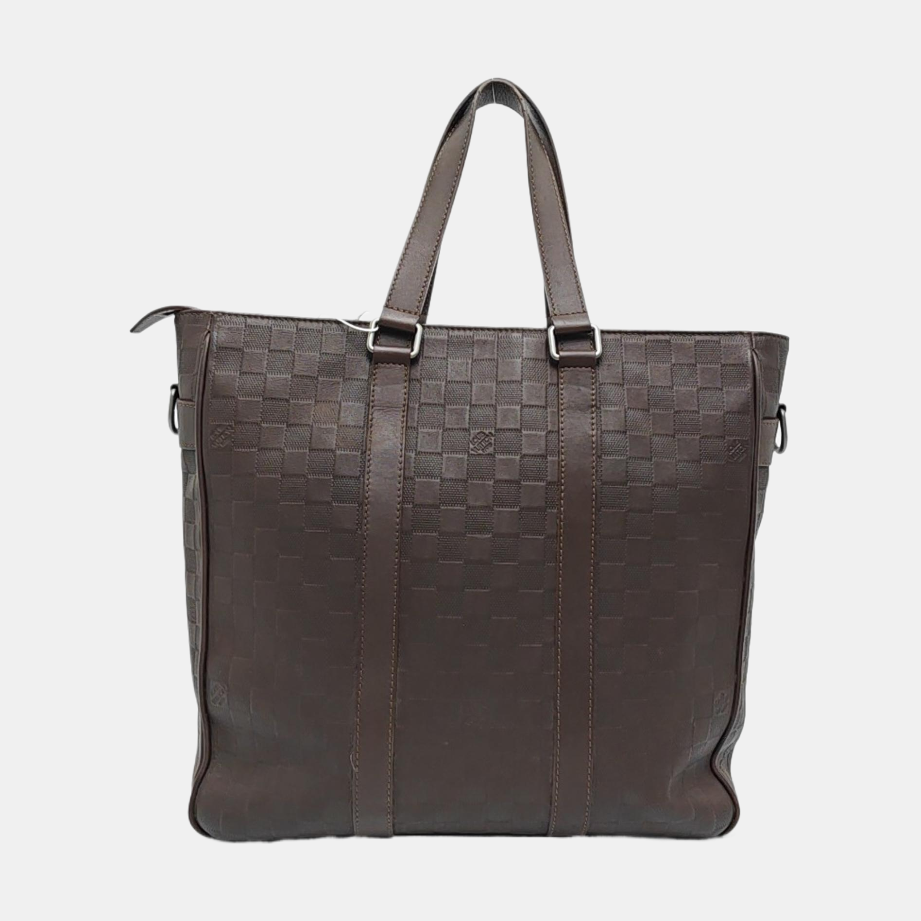 TADAO PM Damier Ebene Calfskin Brown