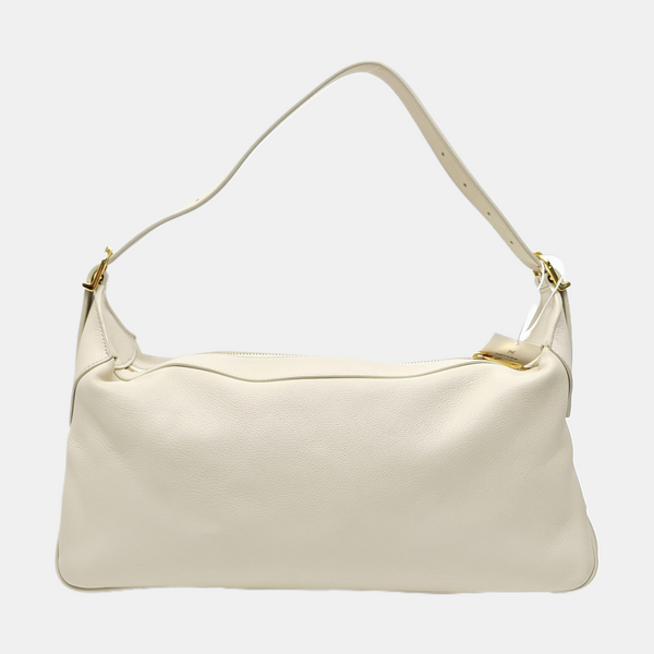 NEW HOBO Calfskin White