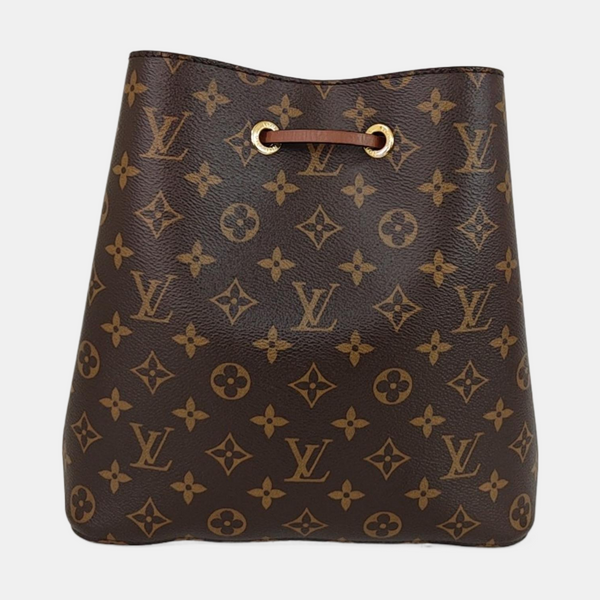 NÉONOÉ MM Monogram Coated Canvas Brown