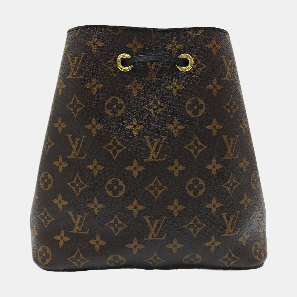 NÉONOÉ MM Monogram Coated Canvas Brown