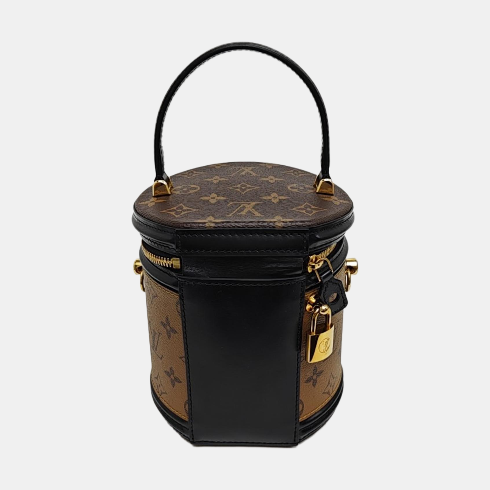 CANNES PM Monogram Coated Canvas Brown