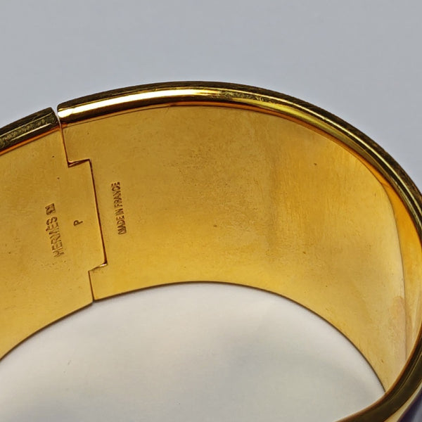 Clic H Metal Gold Bangle
