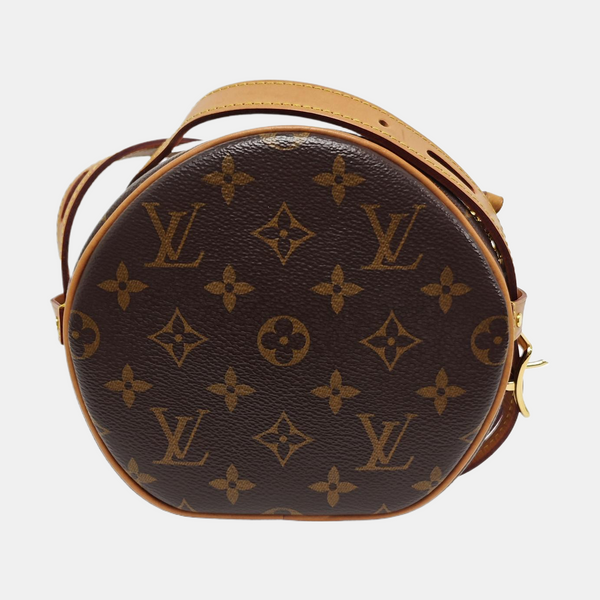 BOITE CHAPEAU PM Monogram Coated Canvas Brown