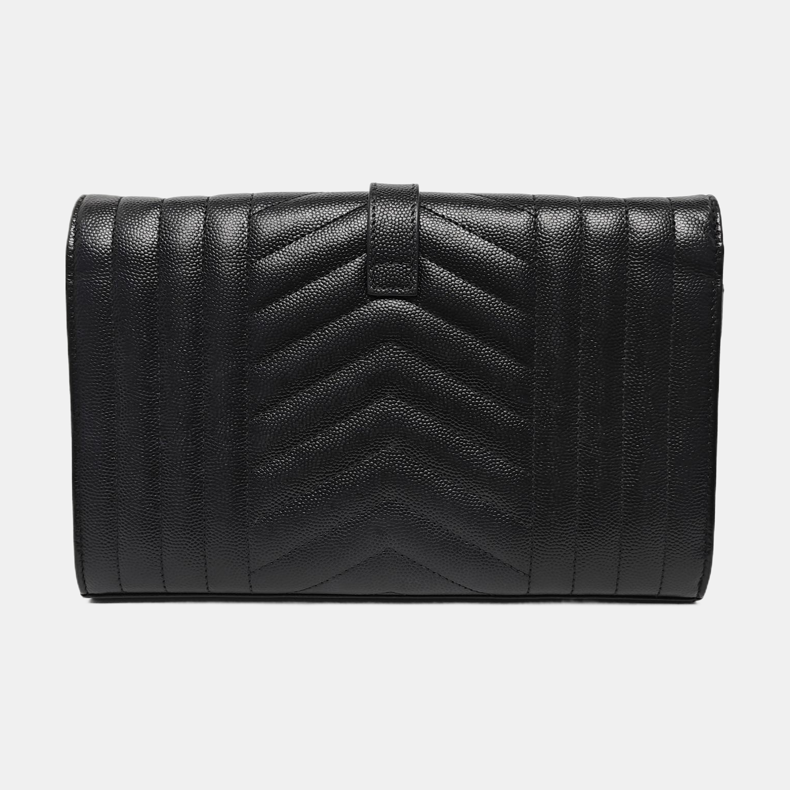 MONOGRAM Medium Chevron Calfskin Black