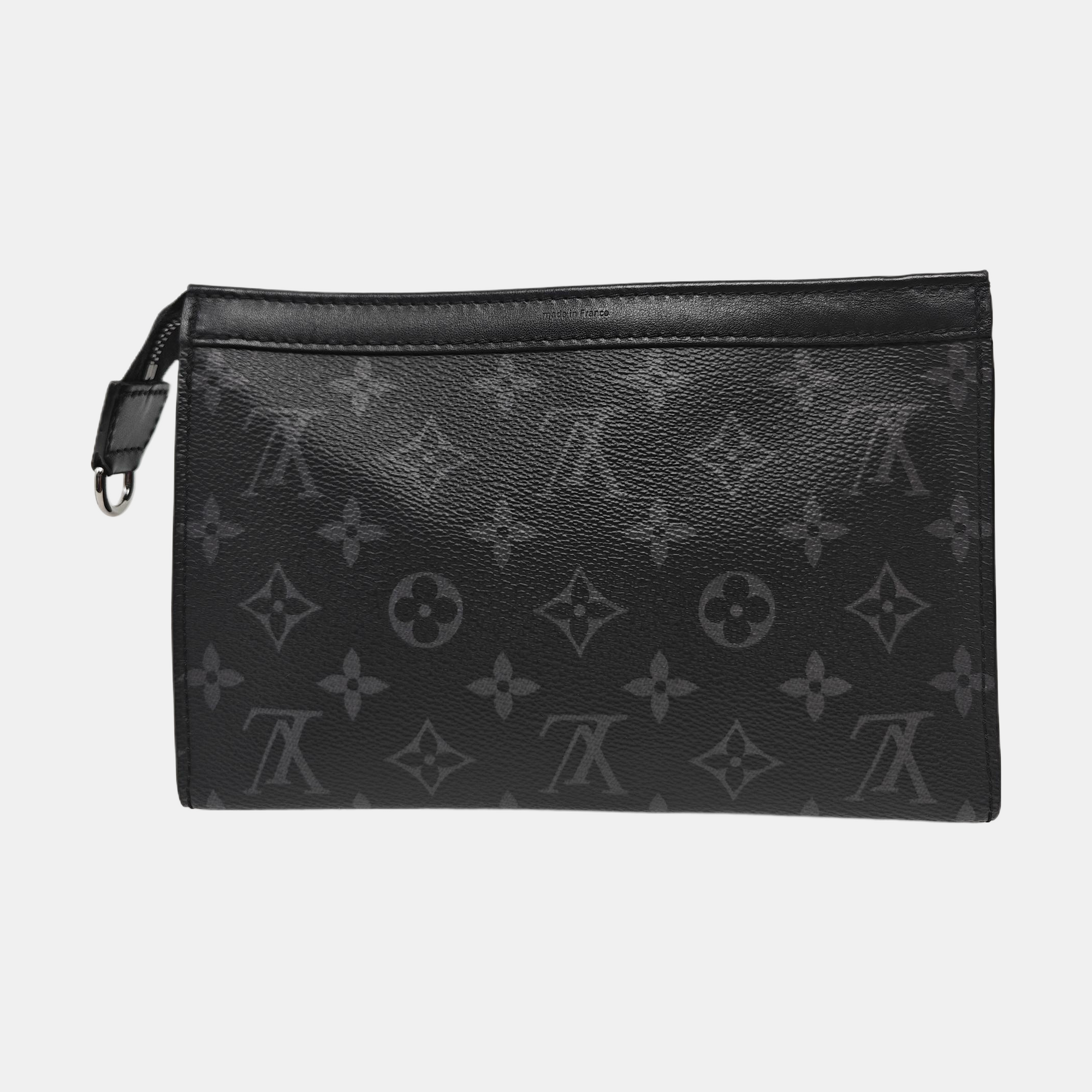 GASTON Monogram Coated Canvas Gray