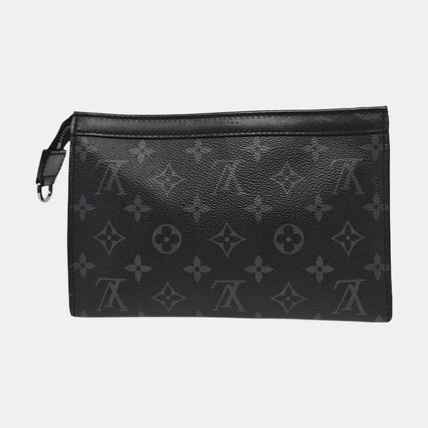 GASTON Monogram Coated Canvas Gray