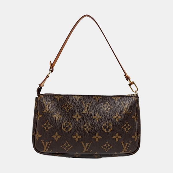 ACCESSOIRES Monogram Coated Canvas Brown