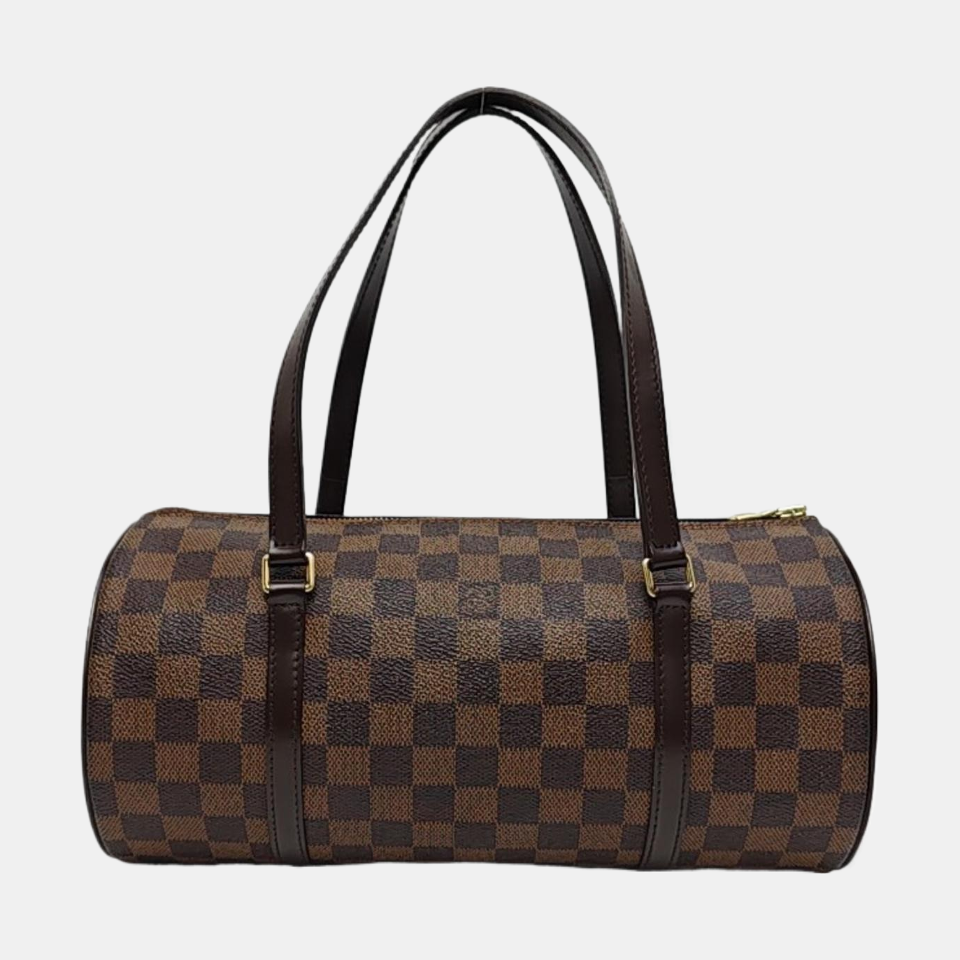 PAPILLON 30 Damier Ebene Coated Canvas Brown
