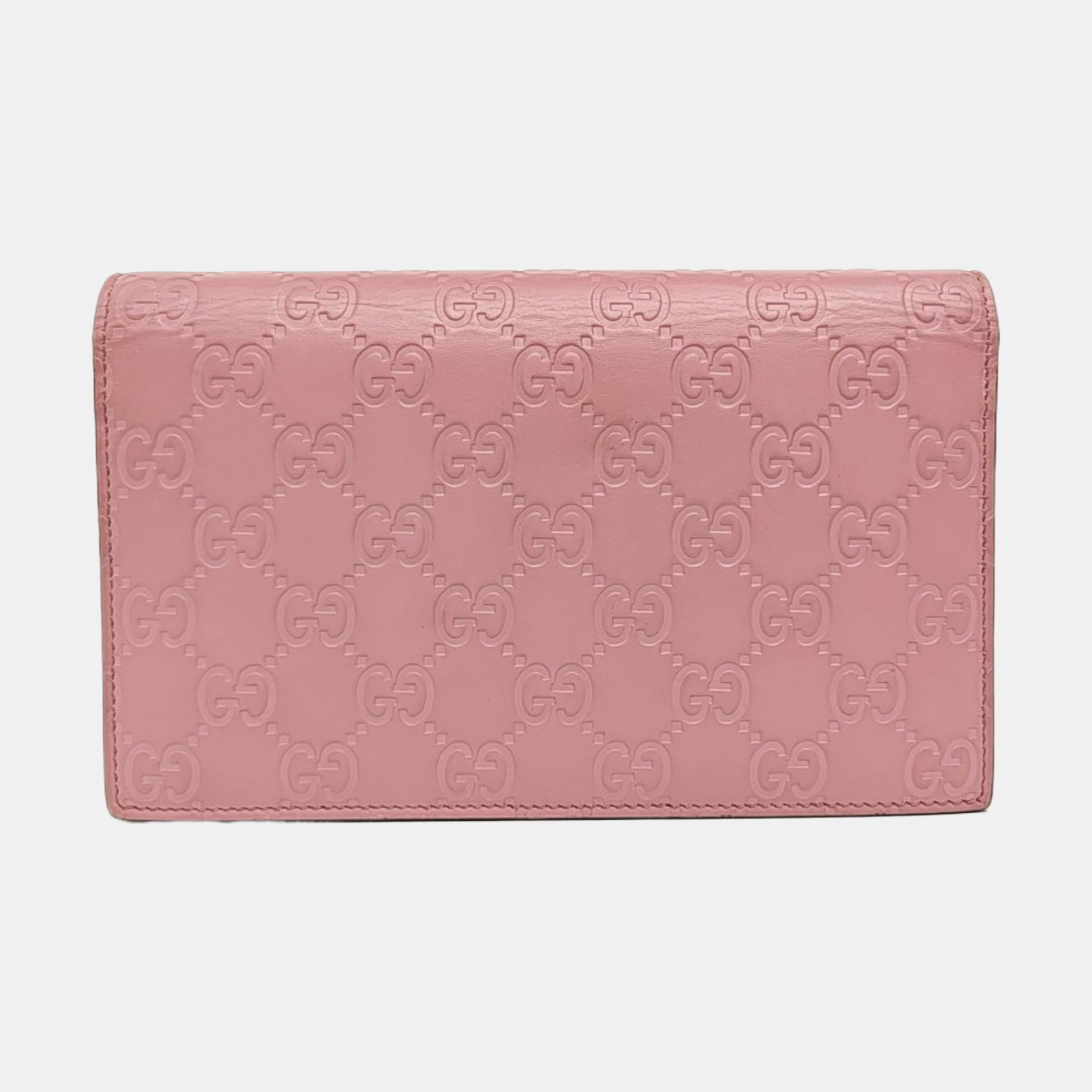 Interlocking G Small Monogram Calfskin Pink