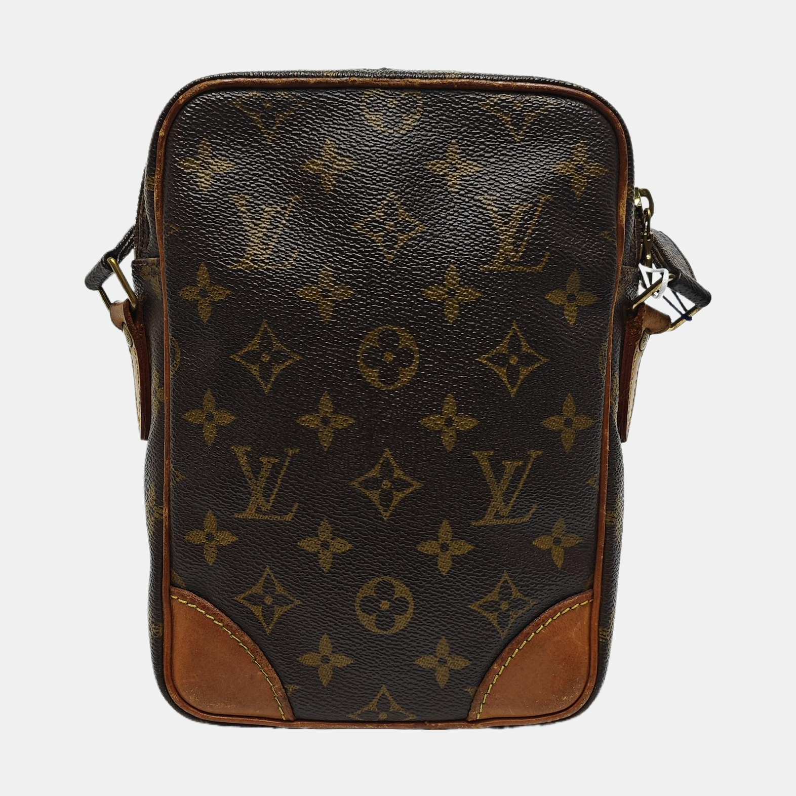 AMAZON Monogram Coated Canvas Brown