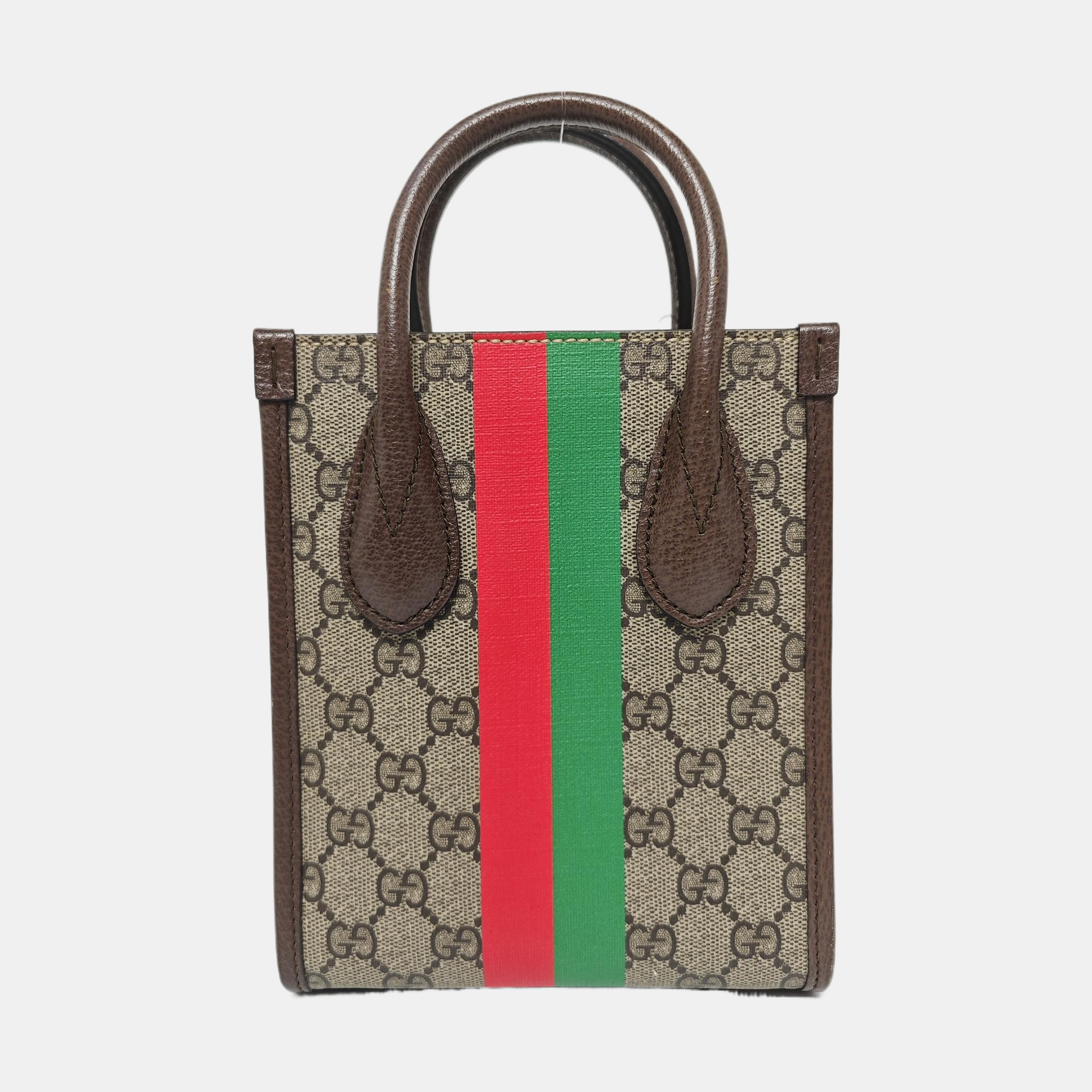 Retro Mini Monogram Coated Canvas Beige
