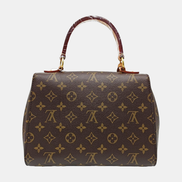 CLUNY Monogram Coated Canvas Brown