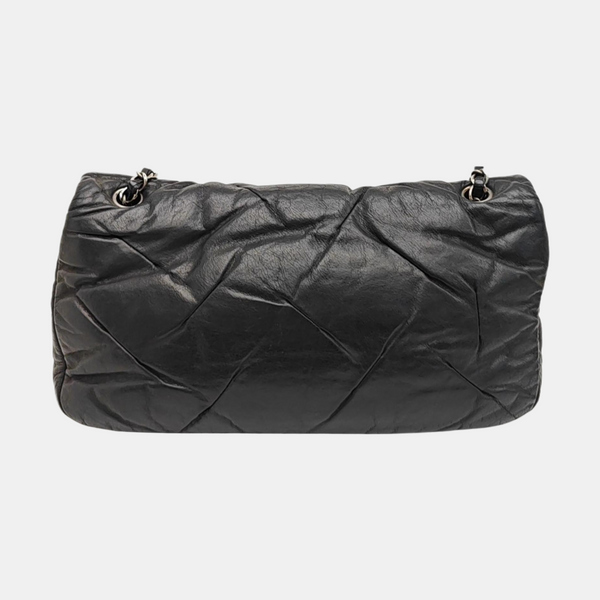 Calfskin Shoulder Bag Black