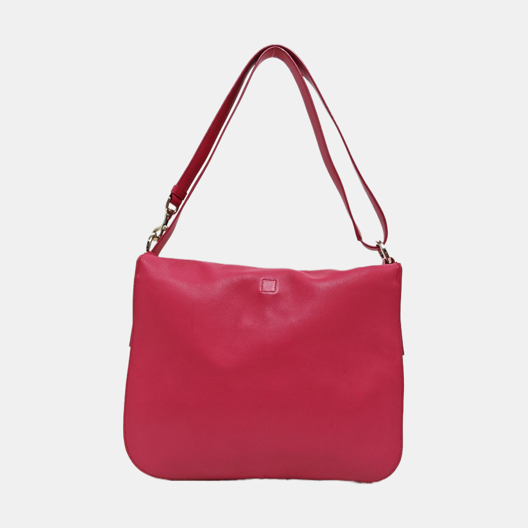 Calfskin Shoulder Bag Red