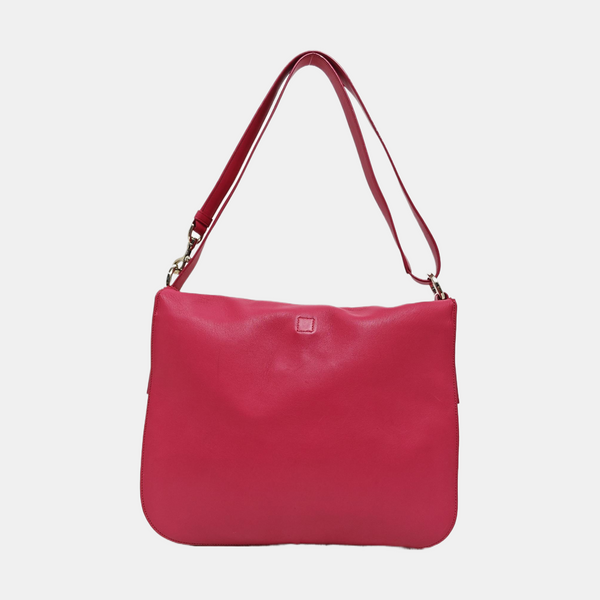 Calfskin Shoulder Bag Red