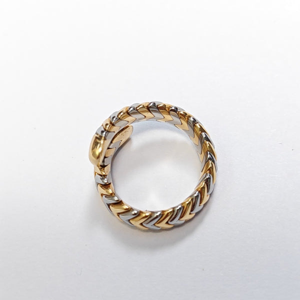 SERPENTI 18k White Gold Ring EU 52