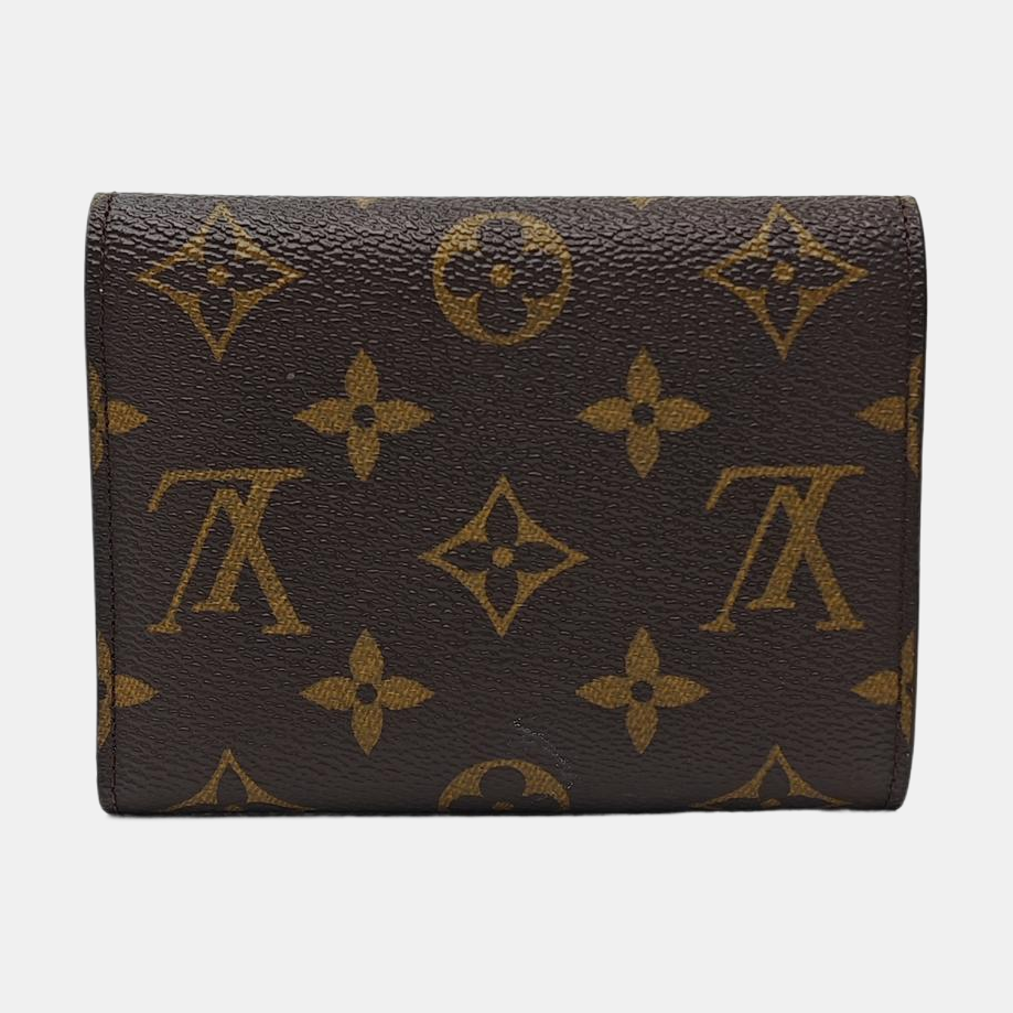 VICTORINE Monogram Coated Canvas Brown Wallet