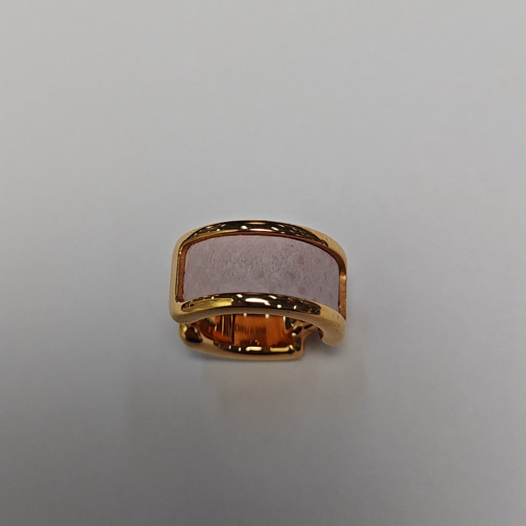Metal Rose Gold Clip On Earrings