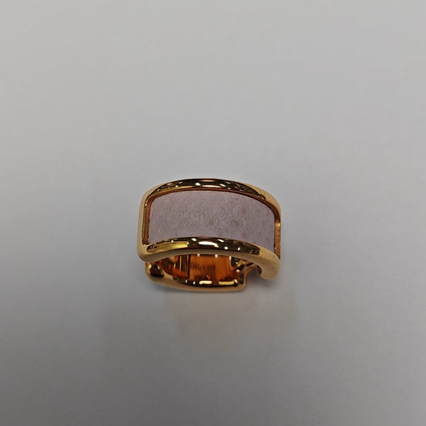 Metal Rose Gold Clip On Earrings