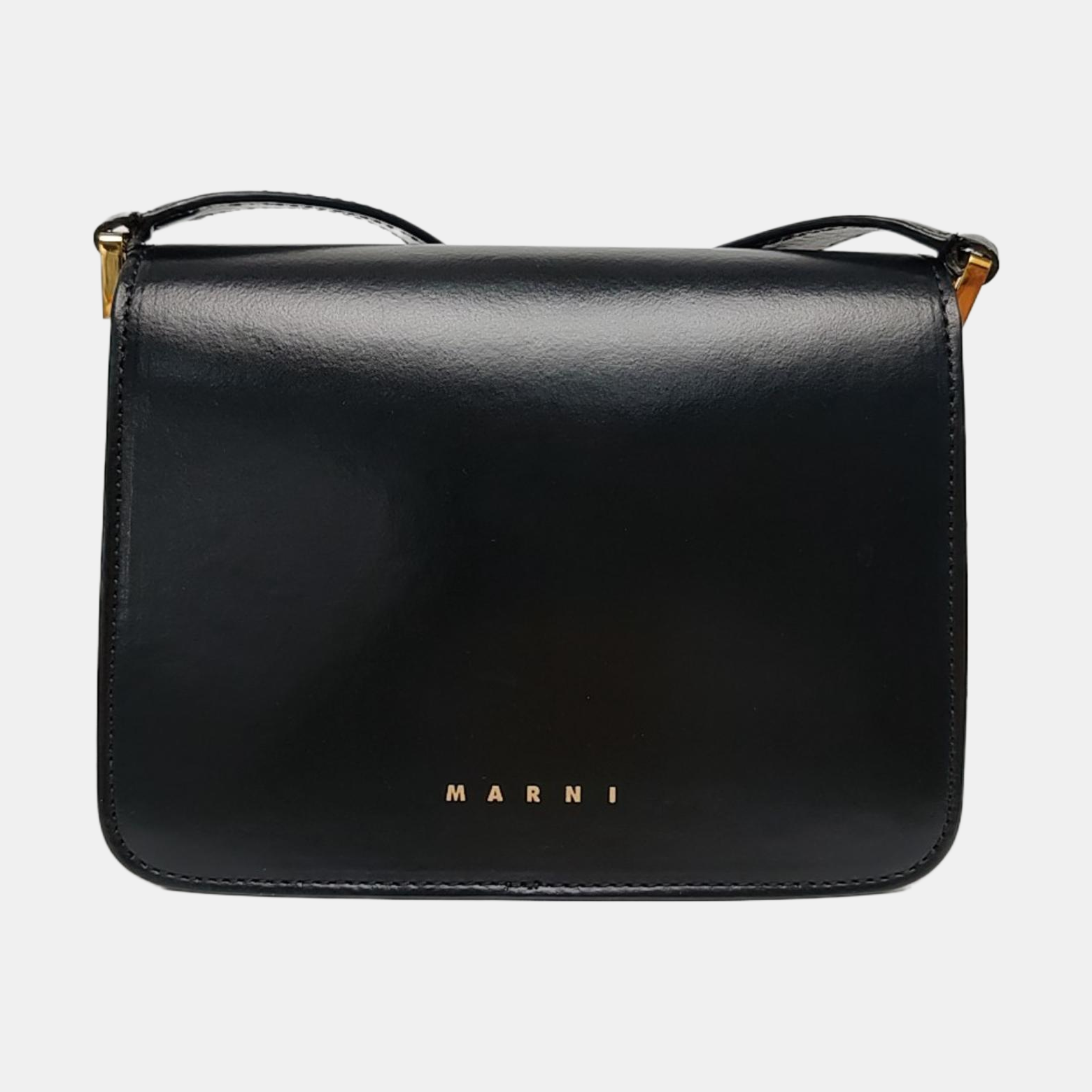 Calfskin Shoulder Bag Black