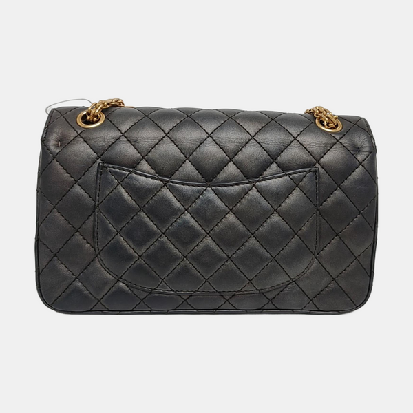 2.55 225 (small) Quilted Calfskin Gray