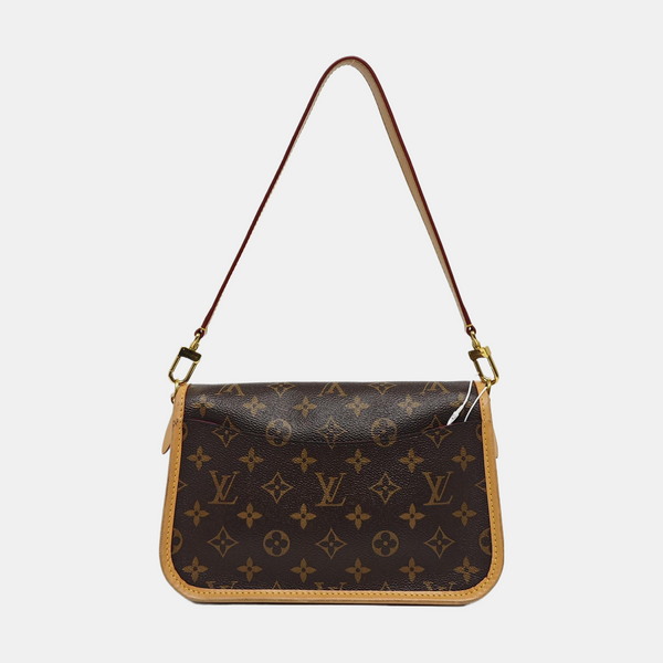 DIANE Monogram Coated Canvas Brown