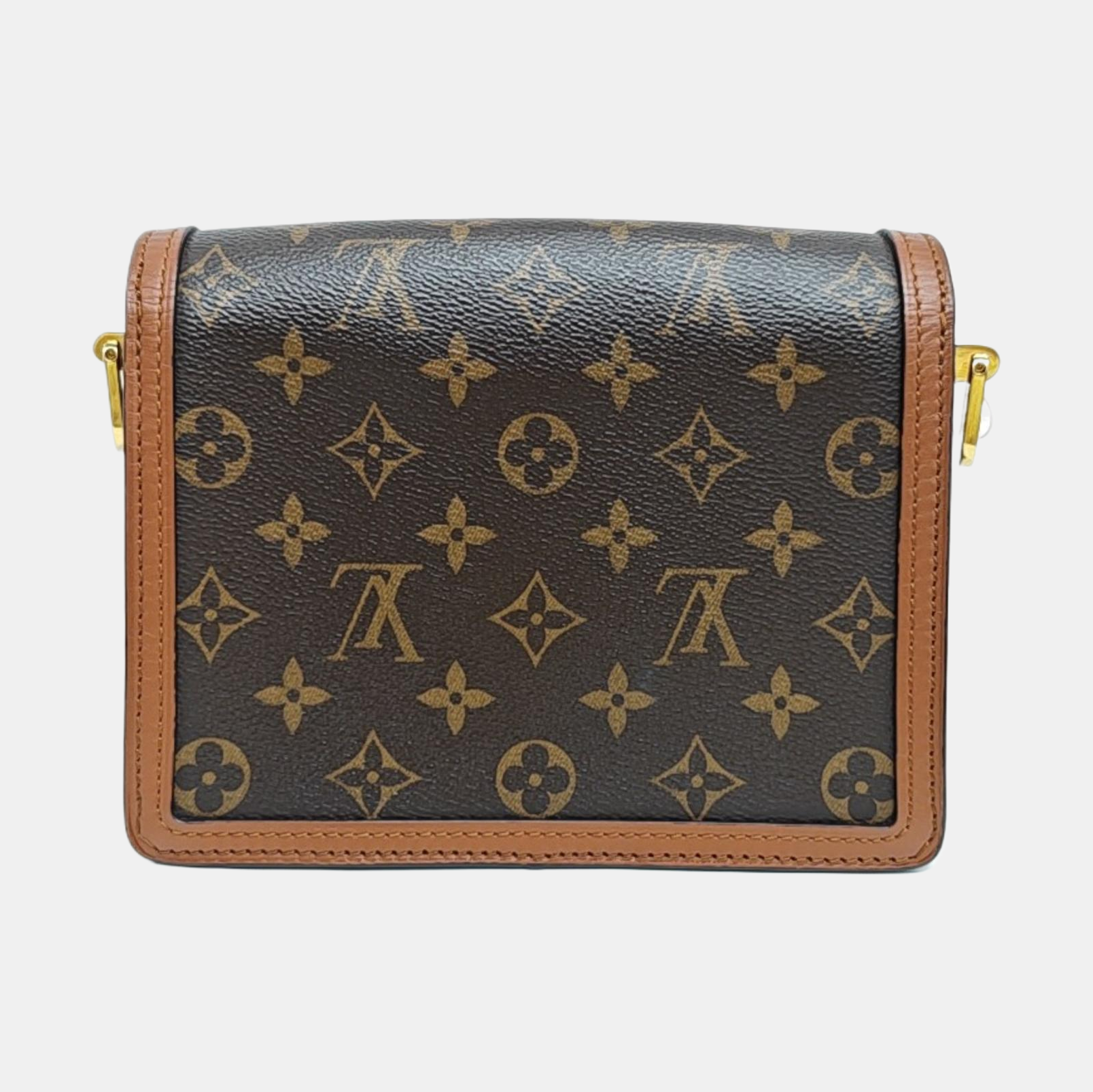 DAUPHINE Mini Monogram Coated Canvas Brown