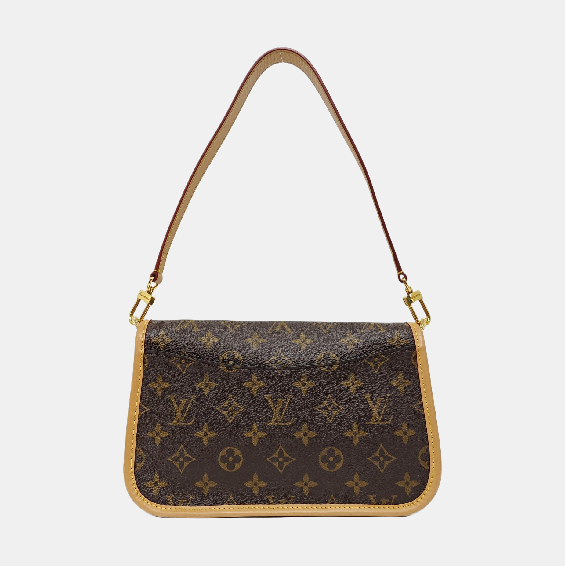 DIANE Monogram Coated Canvas Brown