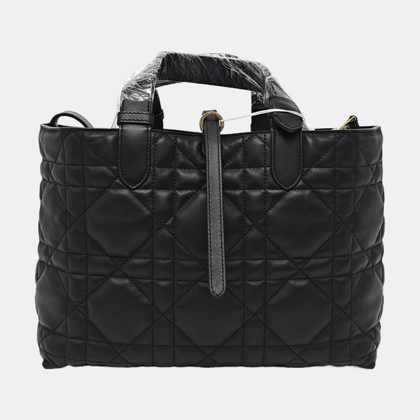Toujours Medium Cannage Calfskin Black