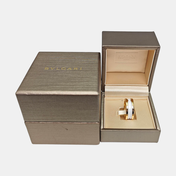 B.ZERO1 18k Rose Gold Ring EU 57
