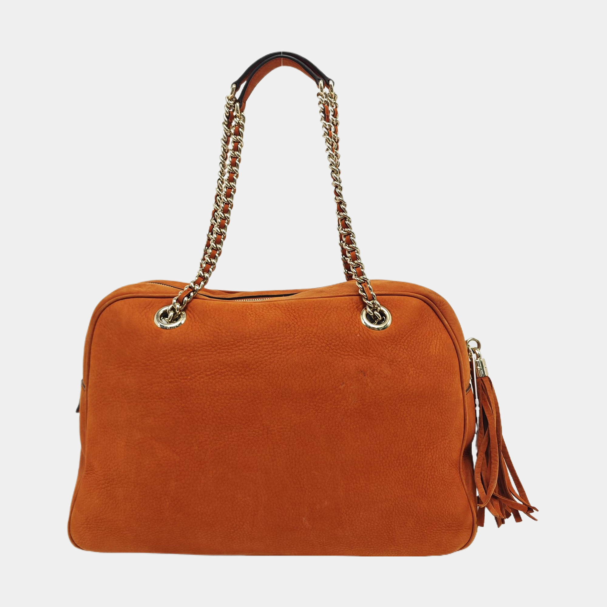 Soho Large Suede Orange