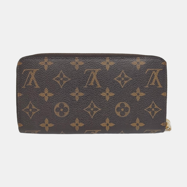 ZIPPY Monogram Coated Canvas Brown Wallet
