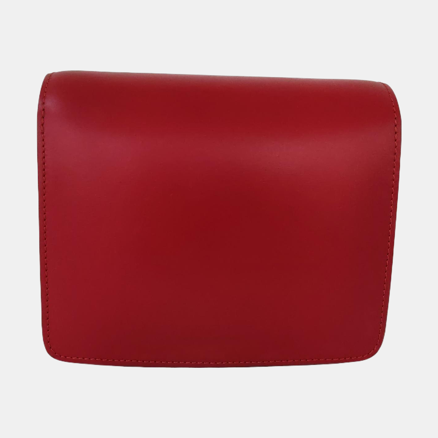 Authenticated pre-owned  CLASSIC BOX Mini Calfskin Red - Shoulder Bag at Looply