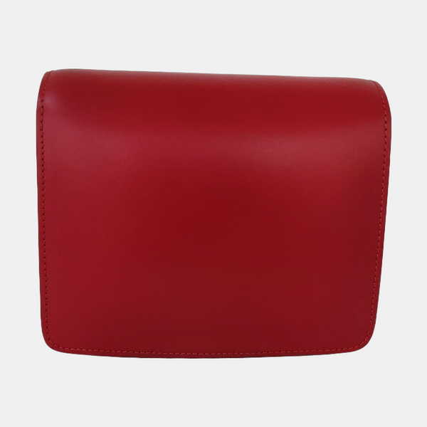 Authenticated pre-owned  CLASSIC BOX Mini Calfskin Red - Shoulder Bag at Looply