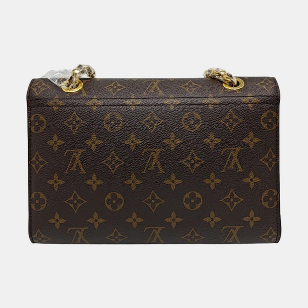 VICTOIRE Monogram Coated Canvas Brown
