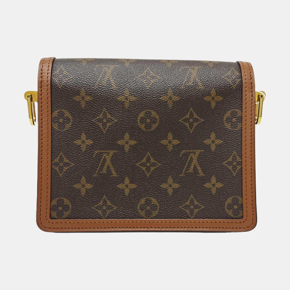 DAUPHINE Mini Monogram Coated Canvas Brown