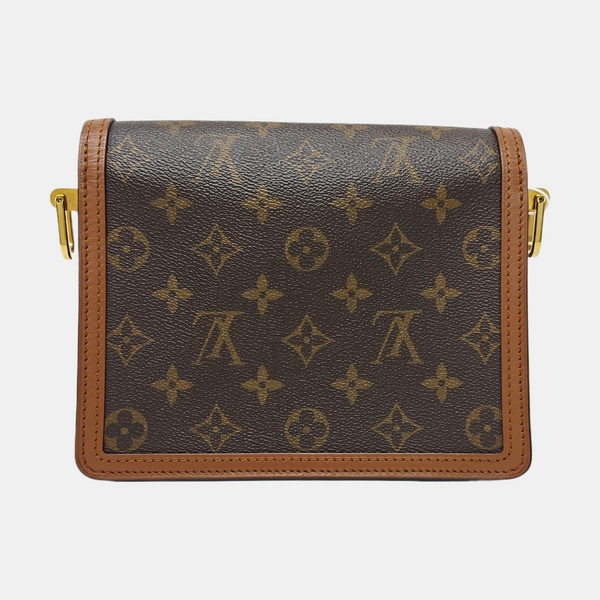 DAUPHINE Mini Monogram Coated Canvas Brown