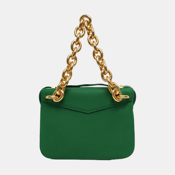 Authenticated pre-owned  Mount Calfskin Green - Crossbody Bag at Looply