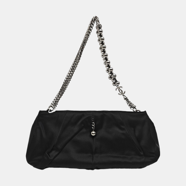 Nylon Top Handle Bag Black