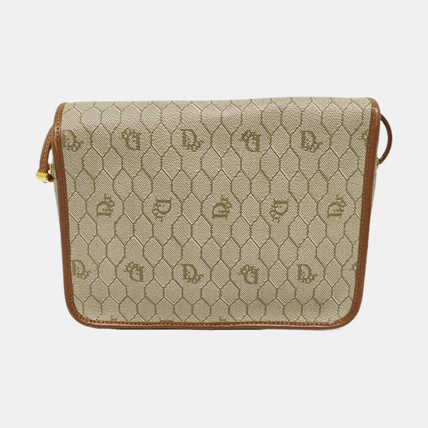 Vintage Honeycomb Coated Canvas Beige