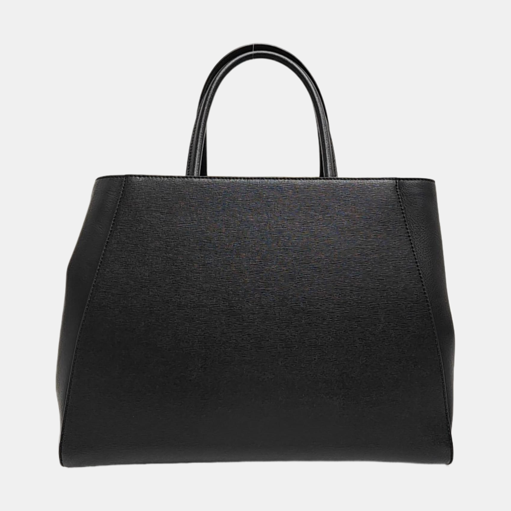 2 Jours Medium Calfskin Black
