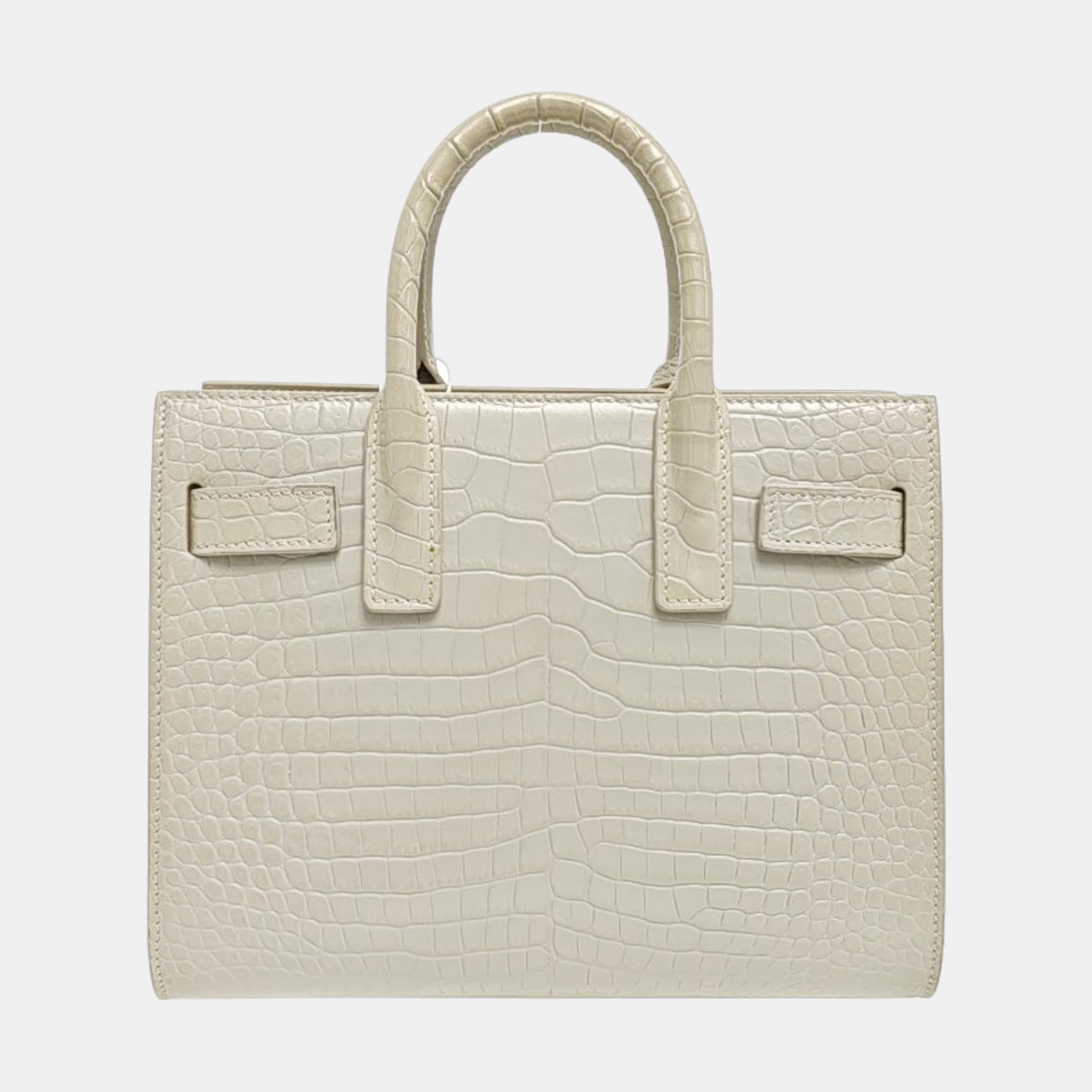 SAC DE JOUR Nano Calfskin White